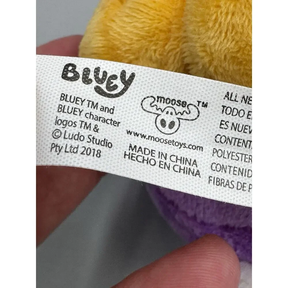 Bluey Friends Chattermax Purple Owl Plush 6